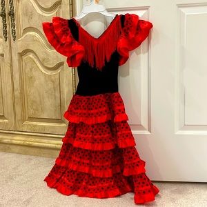 Party dress from Spain, size 7.